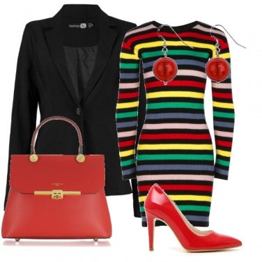 Outfit Il tubino multicolor