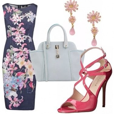Outfit 50 sfumature di rosa e celeste
