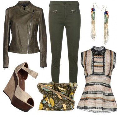 Outfit Toni di verde