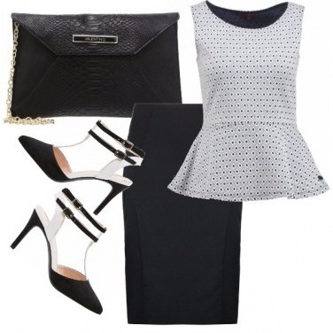 Outfit Un look giocato sul bianco e nero