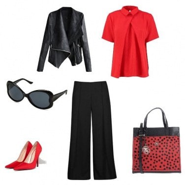Outfit Red and Black