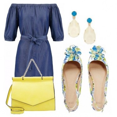 Outfit Jeans dress