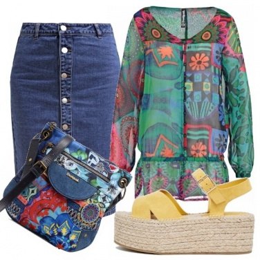 Outfit Jeans e colore!