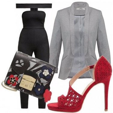 Outfit Jumpsuit e blazer