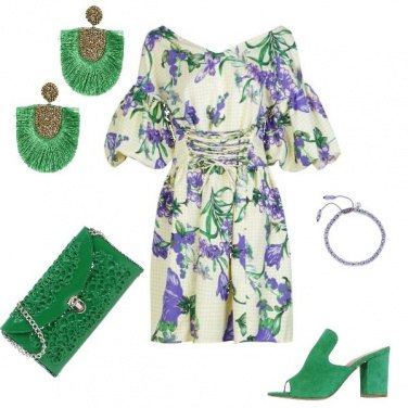 Outfit Etnico green