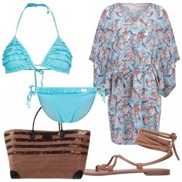 Outfit Azzurro mare