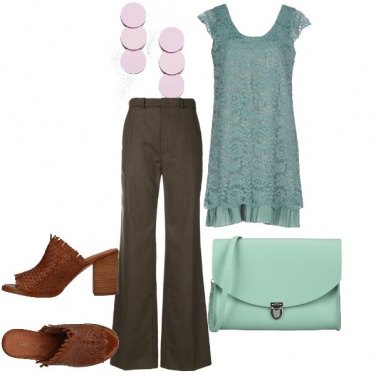 Outfit Pizzo verde