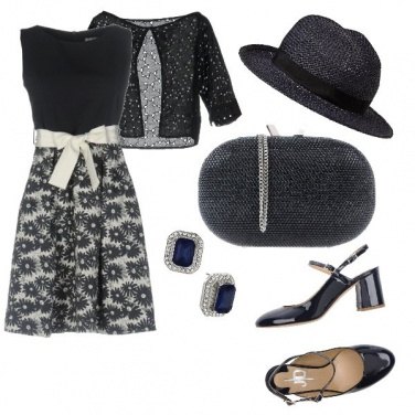 Outfit Cerimonia in blù