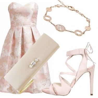 Outfit Cerimonia rosa