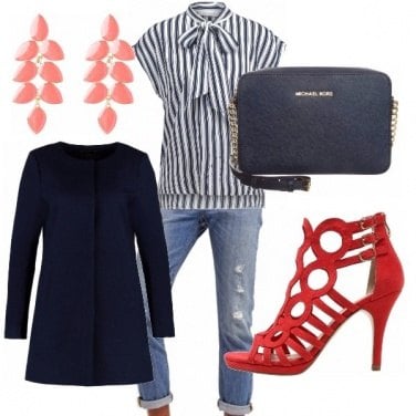 Outfit Rosso e blu, .mi piaci sempre più!