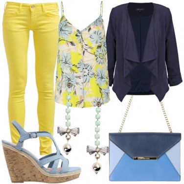 Outfit Giallo limone