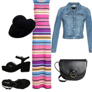 Outfit Righe a colori