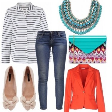 Outfit Colore tra le righe