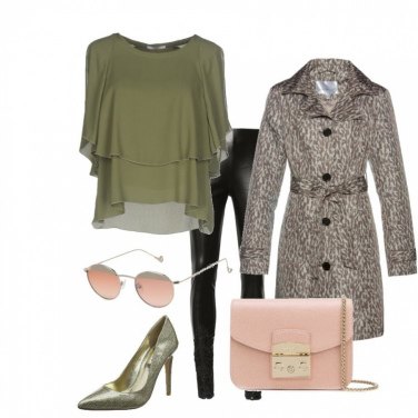 Outfit Verde e rosa che passione