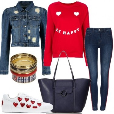Outfit Cuori casual