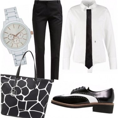Outfit Black & white