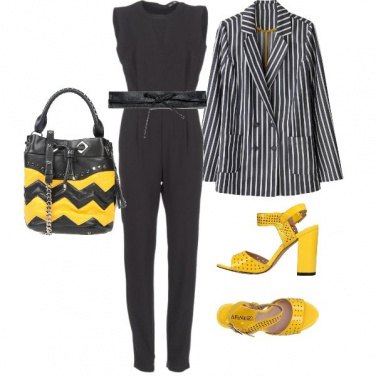 Outfit Jumpsuite in ufficio