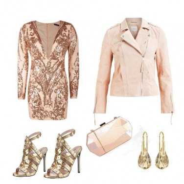 Outfit Cerimonia gold