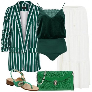 Outfit Intrecci di verde