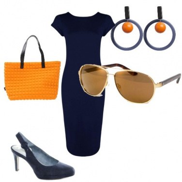 Outfit Tubino e occhiali da sole