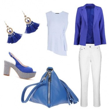 Outfit Blue Jacket