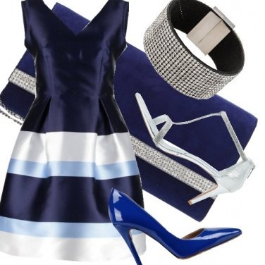 Outfit Blu eleganza