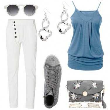 Outfit La tracolla a fiori