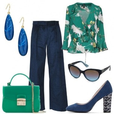 Outfit Di verde brillante