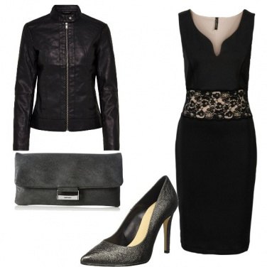 Outfit Cerimonia in biker