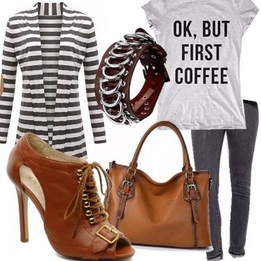 Outfit Ok but first coffee