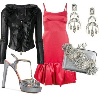 Outfit Rosso di sera