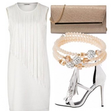 Outfit Bianco e oro, party!