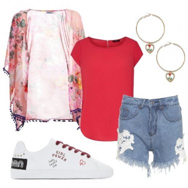 Outfit Rose nel cuore