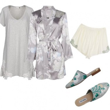 Outfit Notte grigio perla