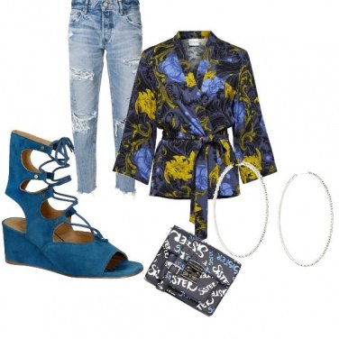Outfit Blue nuanced