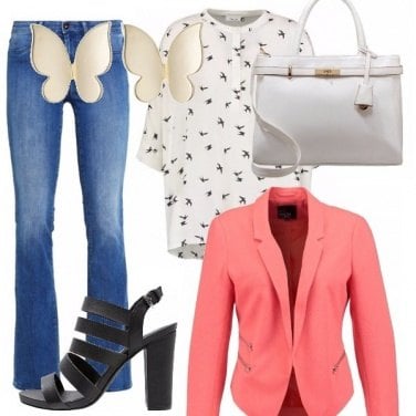 Outfit Jeans a zampa