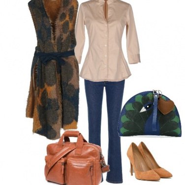 Outfit Al lavoro con il pavone