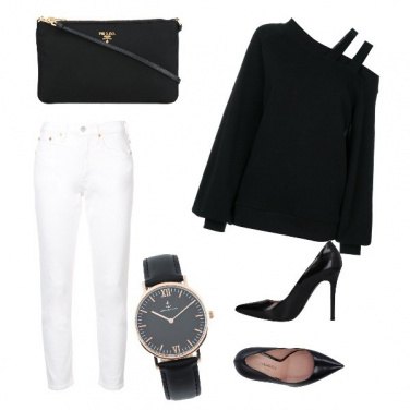 Outfit Farfecth in bianco e nero