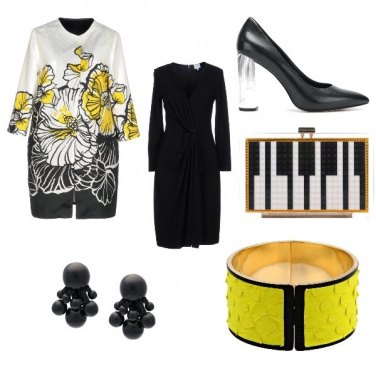 Outfit La signora in giallo e nero