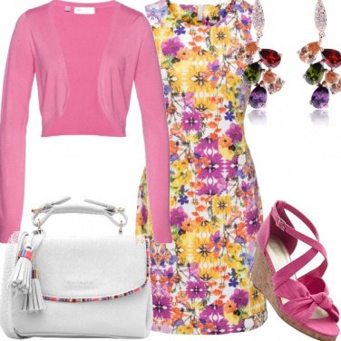 Outfit Fiori colori pastello
