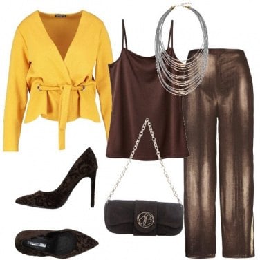Outfit Pantaloni morbidi marroni