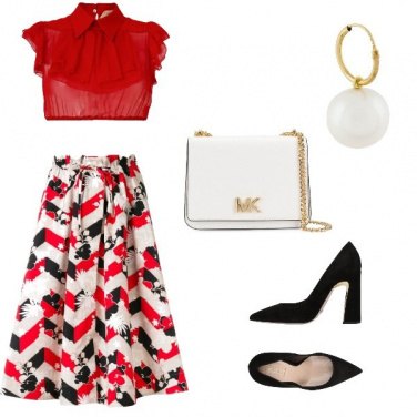Outfit Signorina in rosso