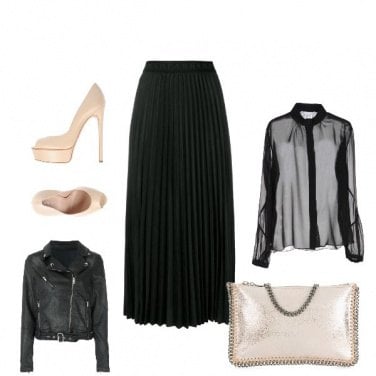 Outfit Trasparenza glam