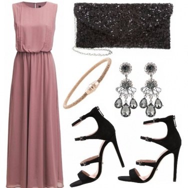 Outfit Il rosa e il nero