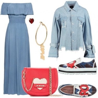 Outfit Colori pastello e stampe pop