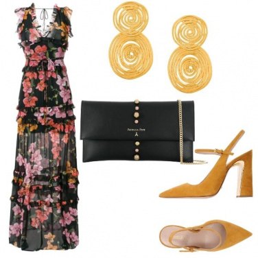 Outfit Fiori e trasparenze