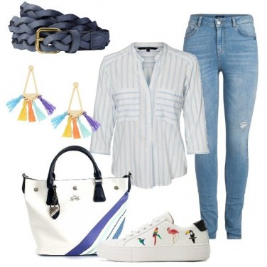 Outfit Gli orecchini multicolore