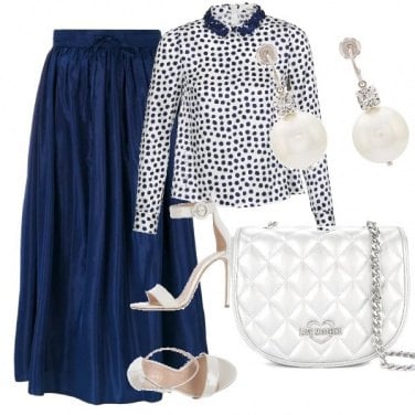 Outfit Camicia a pois