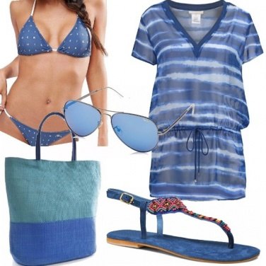 Outfit Al mare in blue