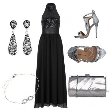 Outfit Silver and black